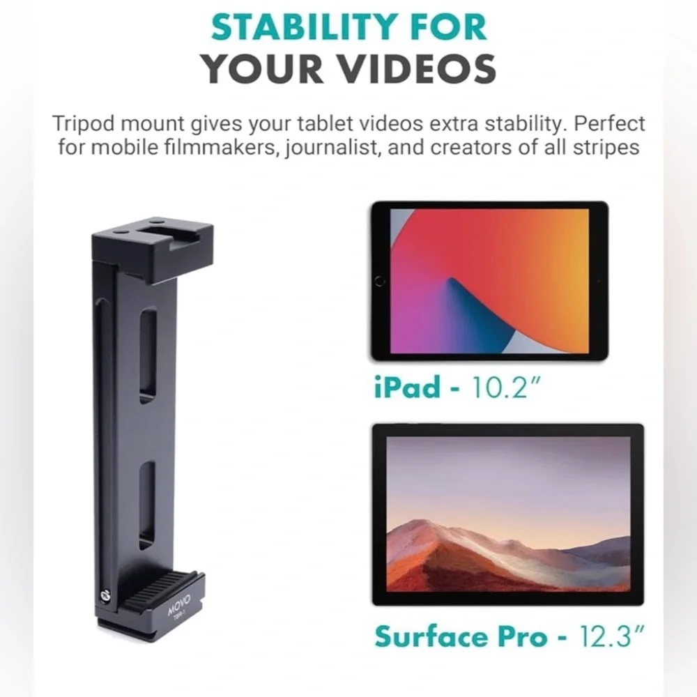 Tablet iPad Vlogging Kit - You Tube Starter Kit Microphone Tripod & more ALL NIB